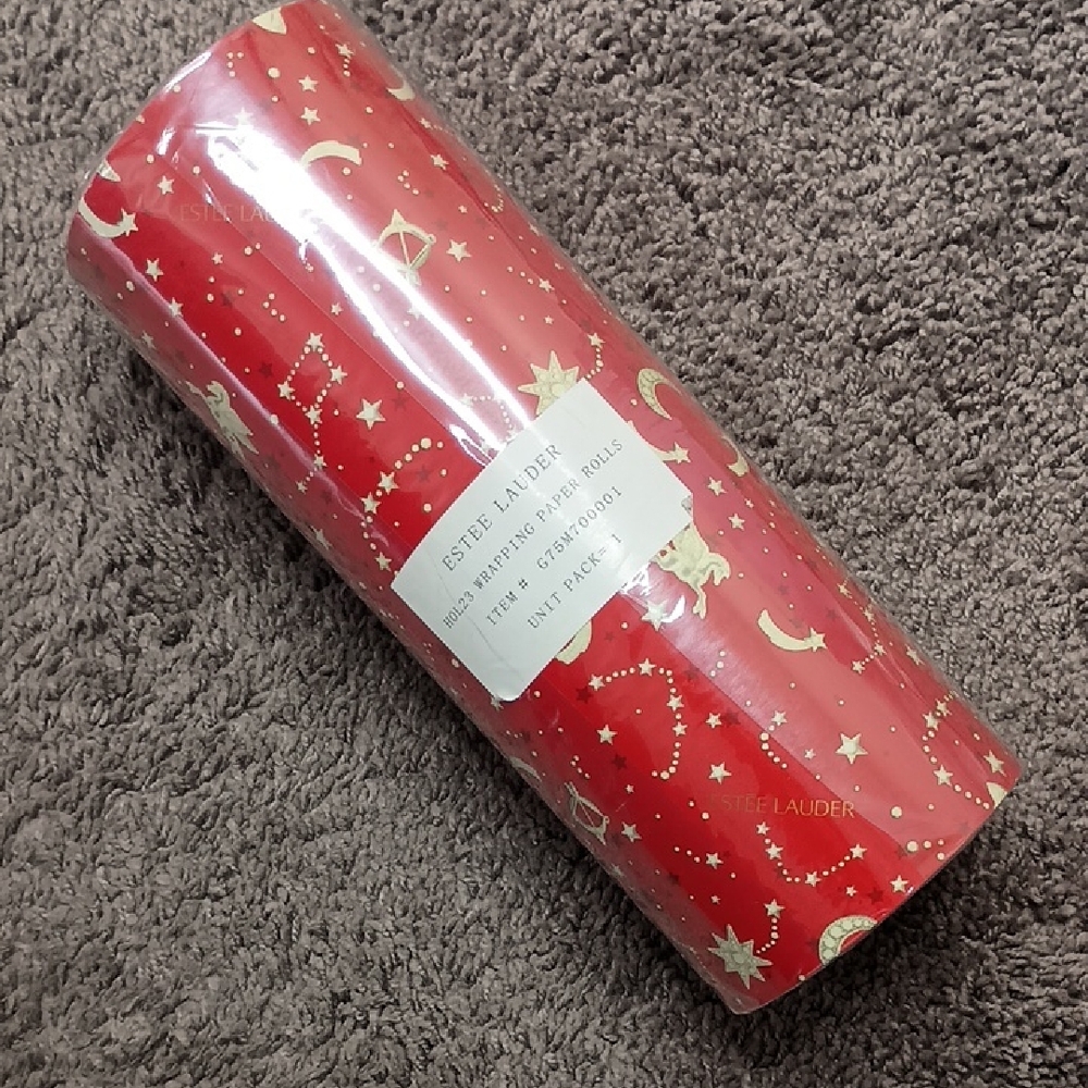 Holiday 2023 Estee Lauder Wrapping Paper Roll